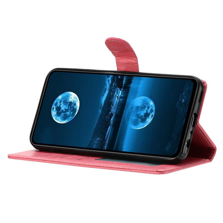 EIDERWOOD Samsung Galaxy A26 (5G) Kunstlæder Flip Cover m. Strop - Lyserød
