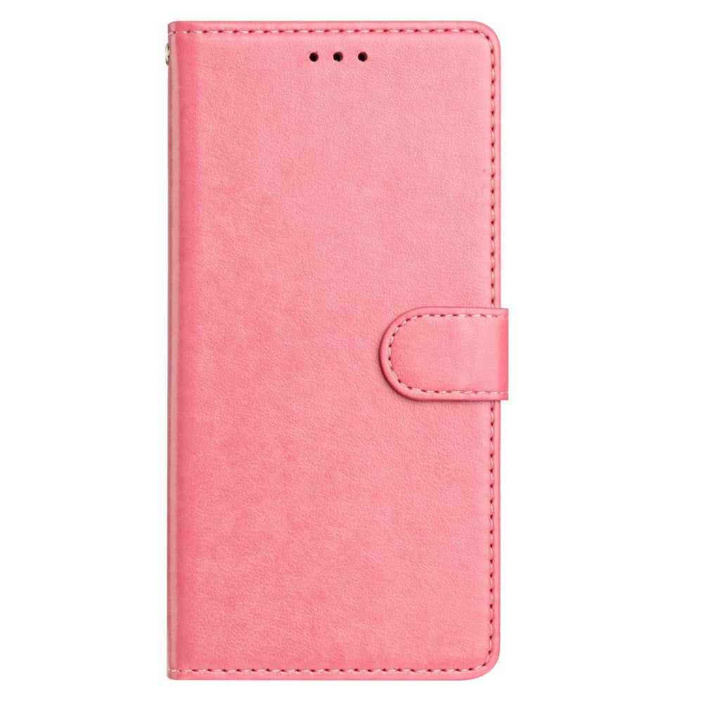 EIDERWOOD Samsung Galaxy A26 (5G) Kunstlæder Flip Cover m. Strop - Lyserød