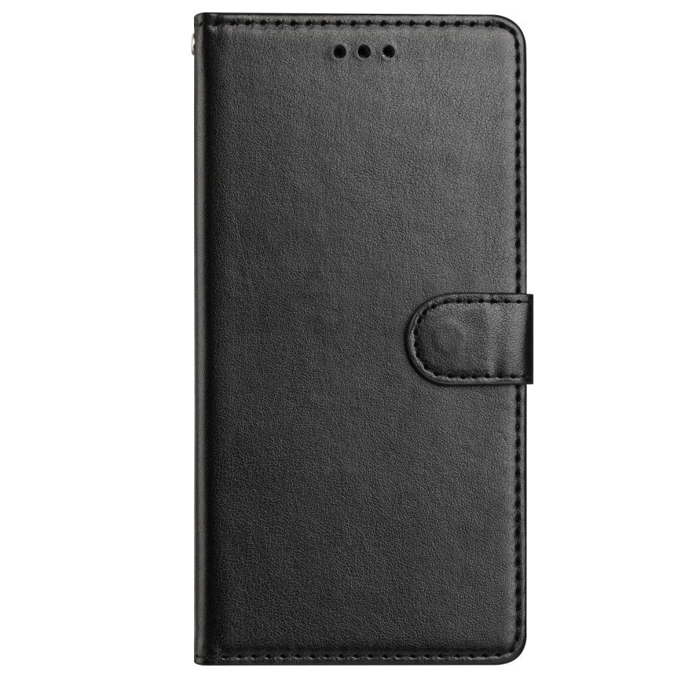 EIDERWOOD Samsung Galaxy A56 (5G) Kunstlæder Flip Cover m. Strop - Sort
