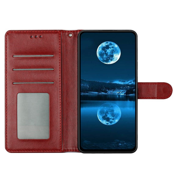 EIDERWOOD Samsung Galaxy A56 (5G) Kunstlæder Flip Cover m. Strop - Rød