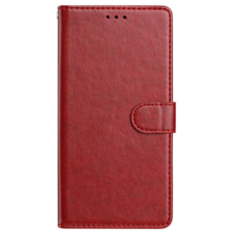 EIDERWOOD Samsung Galaxy A56 (5G) Kunstlæder Flip Cover m. Strop - Rød