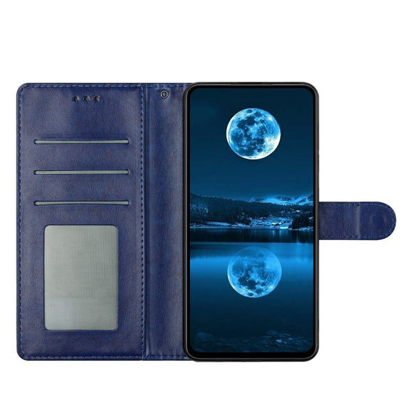 EIDERWOOD Samsung Galaxy A56 (5G) Kunstlæder Flip Cover m. Strop - Blå