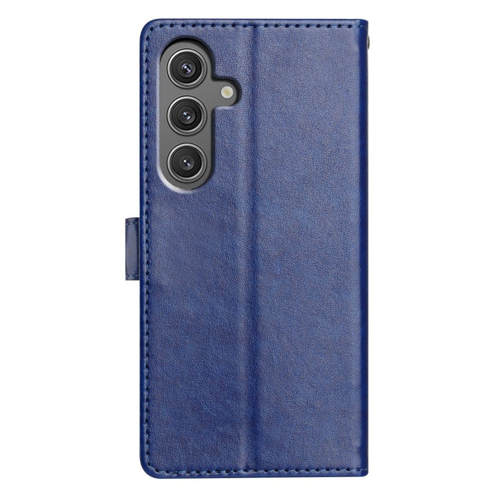 EIDERWOOD Samsung Galaxy A56 (5G) Kunstlæder Flip Cover m. Strop - Blå