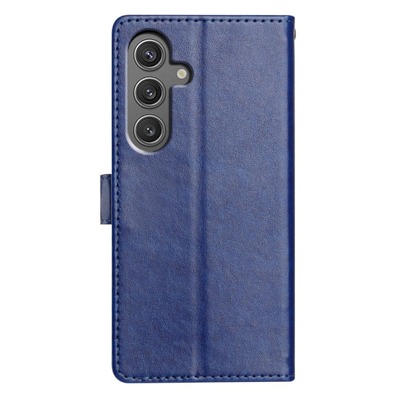 EIDERWOOD Samsung Galaxy A56 (5G) Kunstlæder Flip Cover m. Strop - Blå