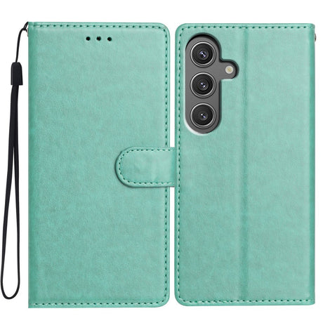 EIDERWOOD Samsung Galaxy A56 (5G) Kunstlæder Flip Cover m. Strop - Grøn