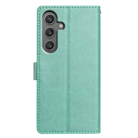 EIDERWOOD Samsung Galaxy A56 (5G) Kunstlæder Flip Cover m. Strop - Grøn
