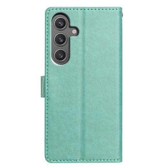 EIDERWOOD Samsung Galaxy A56 (5G) Kunstlæder Flip Cover m. Strop - Grøn