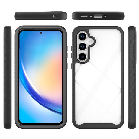 EIDERWOOD Samsung Galaxy A36 (5G) / A56 (5G) Hybrid Plastik Cover m. Skærmbeskyttelsesfilm - Gennemsigtig