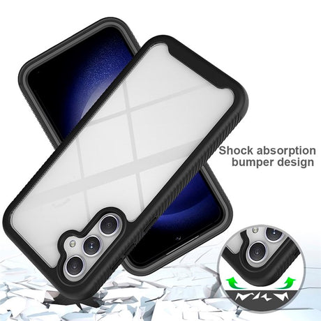 EIDERWOOD Samsung Galaxy A36 (5G) / A56 (5G) Hybrid Plastik Cover m. Skærmbeskyttelsesfilm - Gennemsigtig