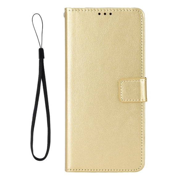 EIDERWOOD Xiaomi Redmi Note 14 (5G) Kunstlæder Flip Cover m. Strop - Guld
