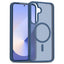 EIDERWOOD Samsung Galaxy S24+ (Plus) / S25+ (Plus) Mat Hybrid Cover - MagSafe Kompatibel - Blå / Gennemsigtig