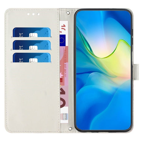 EIDERWOOD Google Pixel 10 / 10 Pro / 9 / 9 Pro Marmor Kunstlæder Flip Cover m. Strop - Rose Gold