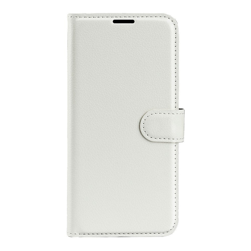 EIDERWOOD iPhone 17e / 16e Kunstlæder Flip Cover m. Kortholder & Ståfunktion - Hvid