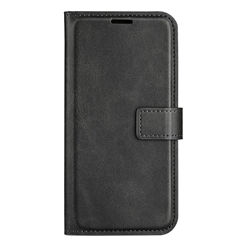 EIDERWOOD iPhone 17e / 16e Kunstlæder Flip Cover - Sort