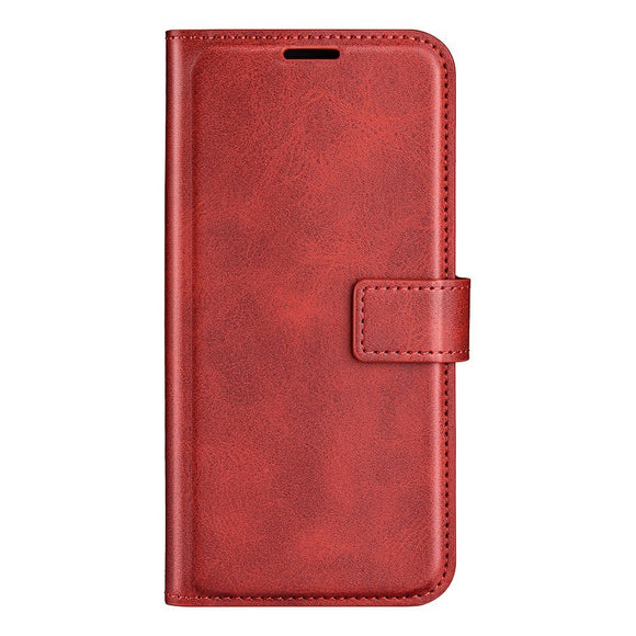 EIDERWOOD iPhone 17e / 16e Kunstlæder Flip Cover - Rød