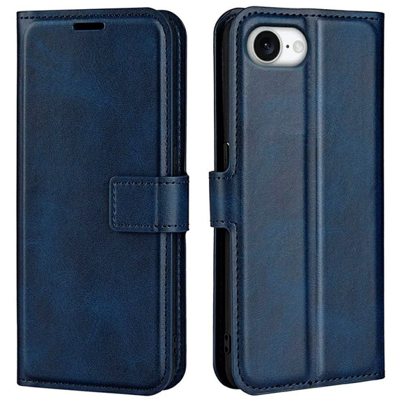 EIDERWOOD iPhone 17e / 16e Kunstlæder Flip Cover - Blå