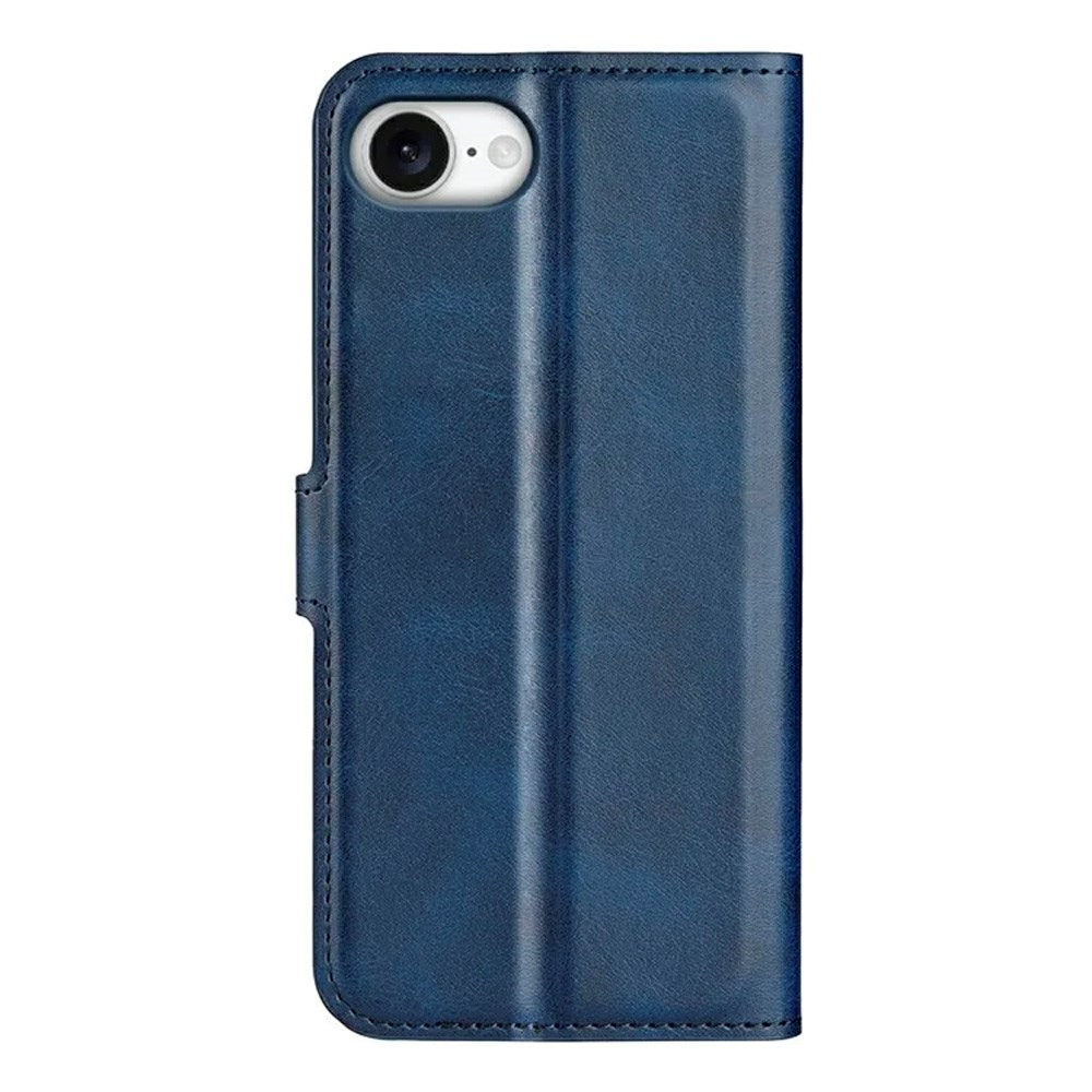 EIDERWOOD iPhone 17e / 16e Kunstlæder Flip Cover - Blå