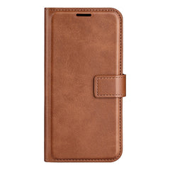EIDERWOOD iPhone 16e Kunstlæder Flip Cover - Lysebrun