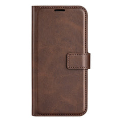 EIDERWOOD iPhone 16e Kunstlæder Flip Cover - Brun