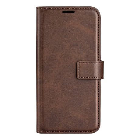 EIDERWOOD iPhone 17e / 16e Kunstlæder Flip Cover - Brun