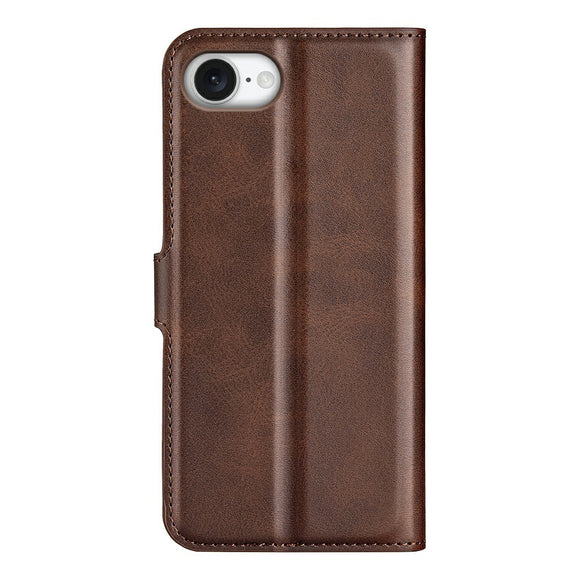EIDERWOOD iPhone 17e / 16e Kunstlæder Flip Cover - Brun