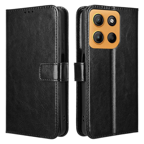 EIDERWOOD Motorola Moto G17 Power / G17 / G15 Power / G15 Kunstlæder Flip Cover m. Strop - Sort