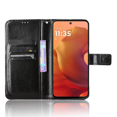 EIDERWOOD Motorola Moto G17 Power / G17 / G15 Power / G15 Kunstlæder Flip Cover m. Strop - Sort