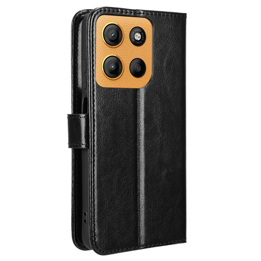 EIDERWOOD Motorola Moto G17 Power / G17 / G15 Power / G15 Kunstlæder Flip Cover m. Strop - Sort