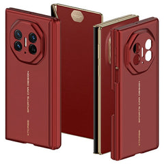 EIDERWOOD Huawei Mate XT Case Skin Feel Tyndt Magnetisk Fleksibel Plast Bagcover - Rød