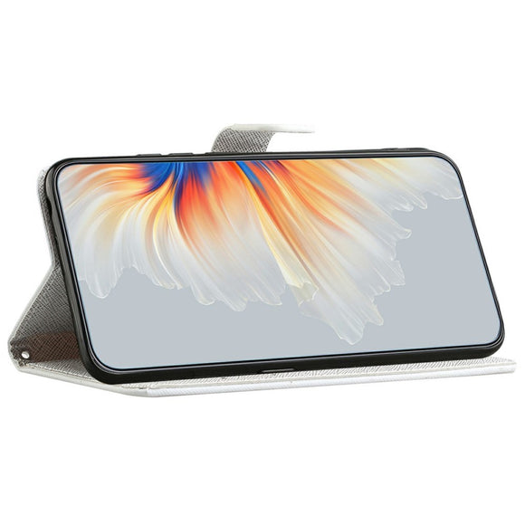 EIDERWOOD Motorola Moto G17 Power / G17 / G15 Power / G15 Kunstlæder Flip Cover m. Motiv - Blomst / Sommerfugl