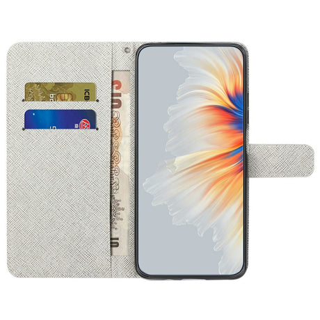 EIDERWOOD Motorola Moto G17 Power / G17 / G15 Power / G15 Kunstlæder Flip Cover m. Motiv - Blomst / Sommerfugl