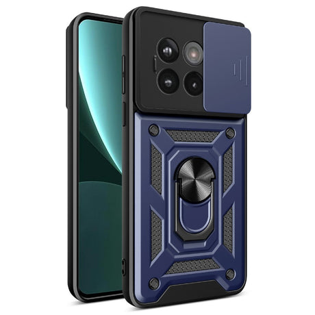 EIDERWOOD OnePlus 13R 5G Håndværkercover med Kickstand med Kamera Slider - Blå