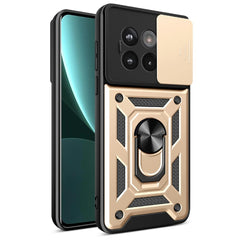 EIDERWOOD OnePlus 13R 5G Håndværkercover med Kickstand med Kamera Slider - Guld