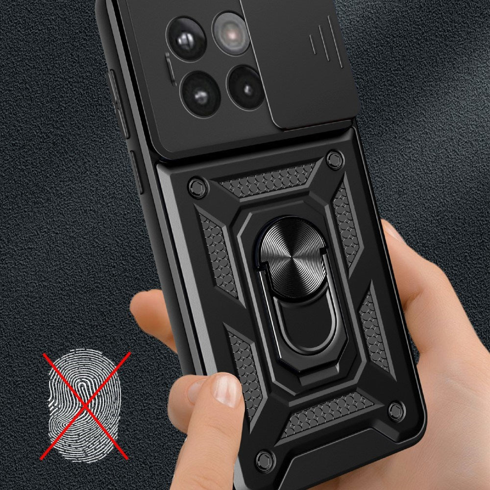 EIDERWOOD OnePlus 13R 5G Håndværkercover med Kickstand med Kamera Slider - Turkis