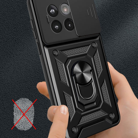 EIDERWOOD OnePlus 13R 5G Håndværkercover med Kickstand med Kamera Slider - Turkis