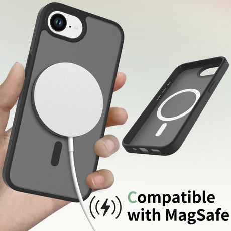 EIDERWOOD iPhone 17e / 16e Mat Hybrid Cover - MagSafe Kompatibel - Gennemsigtig / Lilla