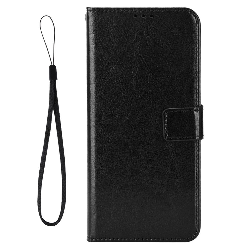 EIDERWOOD OnePlus 13R 5G Lædertekstur Flipcover - Sort