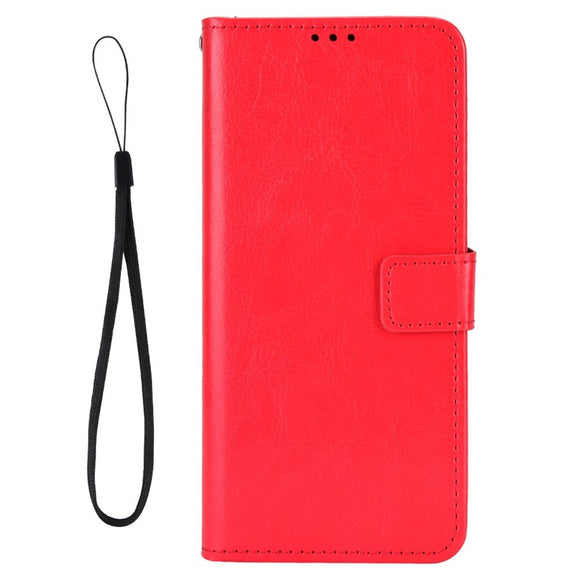 EIDERWOOD OnePlus 13R 5G Lædertekstur Flipcover - Rød