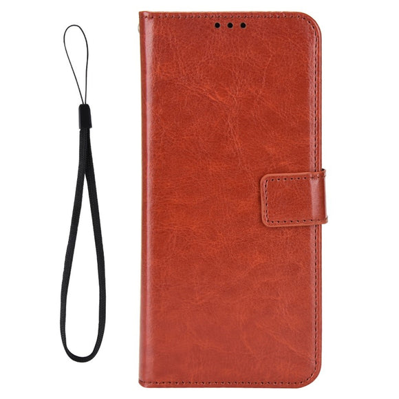EIDERWOOD OnePlus 13R 5G Lædertekstur Flipcover - Brun
