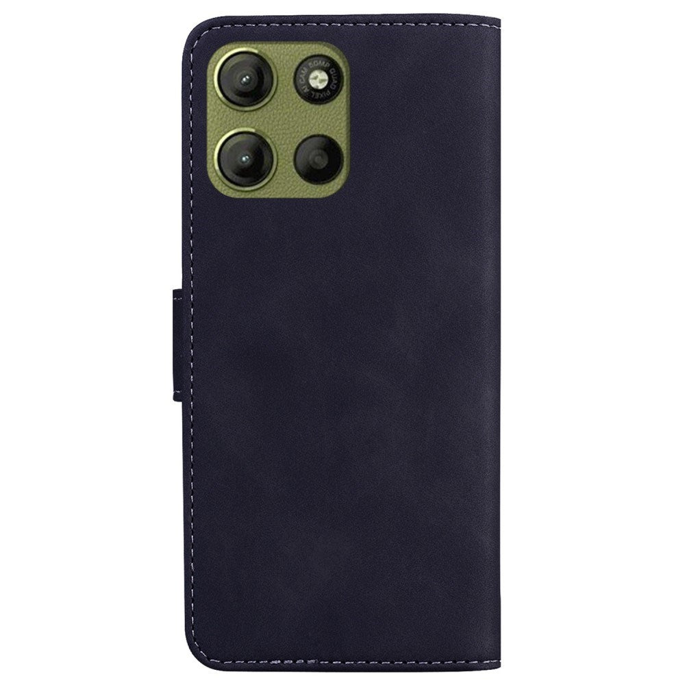 EIDERWOOD Motorola Moto G17 Power / G17 / G15 Kunstlæder Flip Cover m. Kortholder & Ståfunktion - Sort