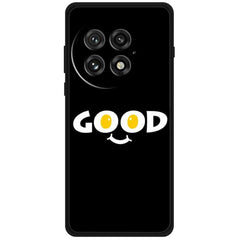 EIDERWOOD OnePlus 13 Fleksibelt Plastik Cover m. Motiv - Sort / "Good"