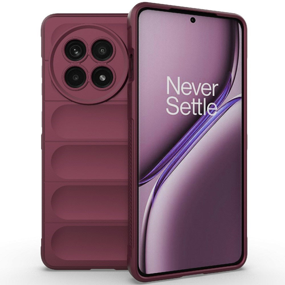 EIDERWOOD OnePlus 13R Fleksibelt Plastik Cover - Vinrød