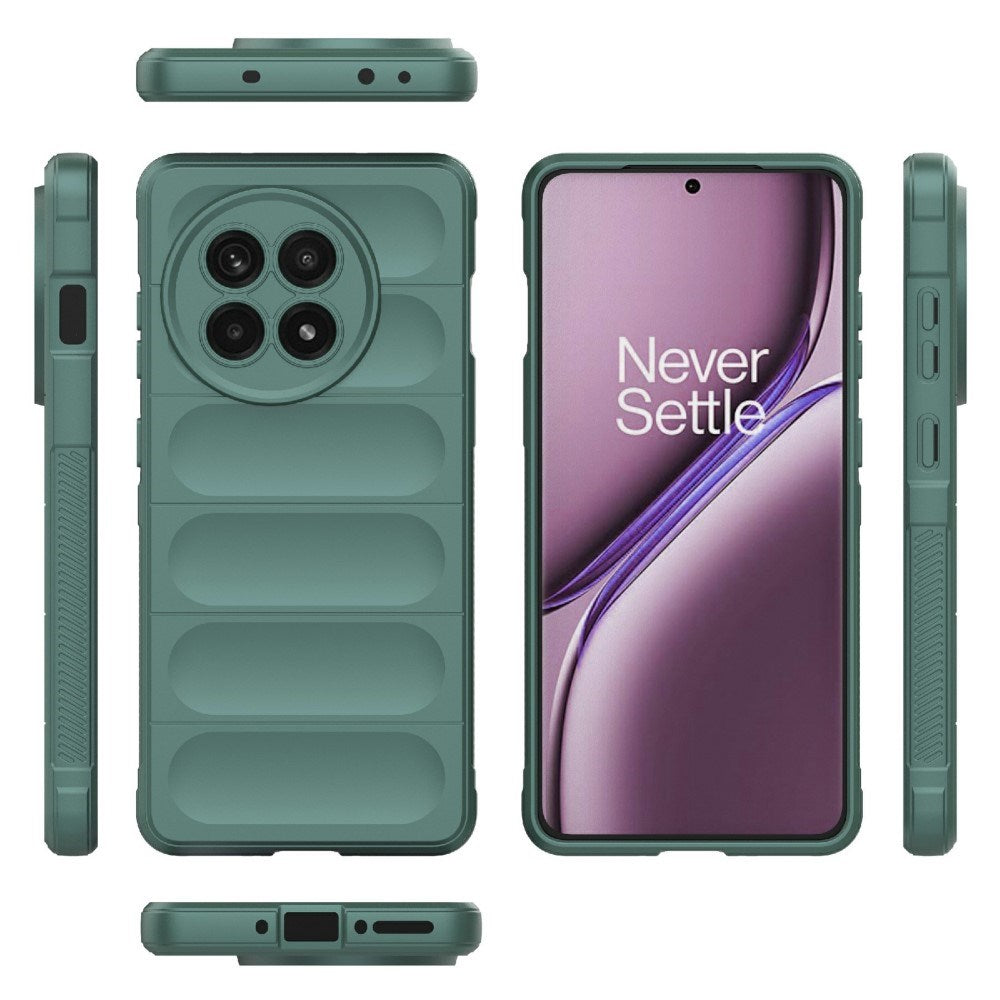 EIDERWOOD OnePlus 13R Fleksibelt Plastik Cover - Grøn