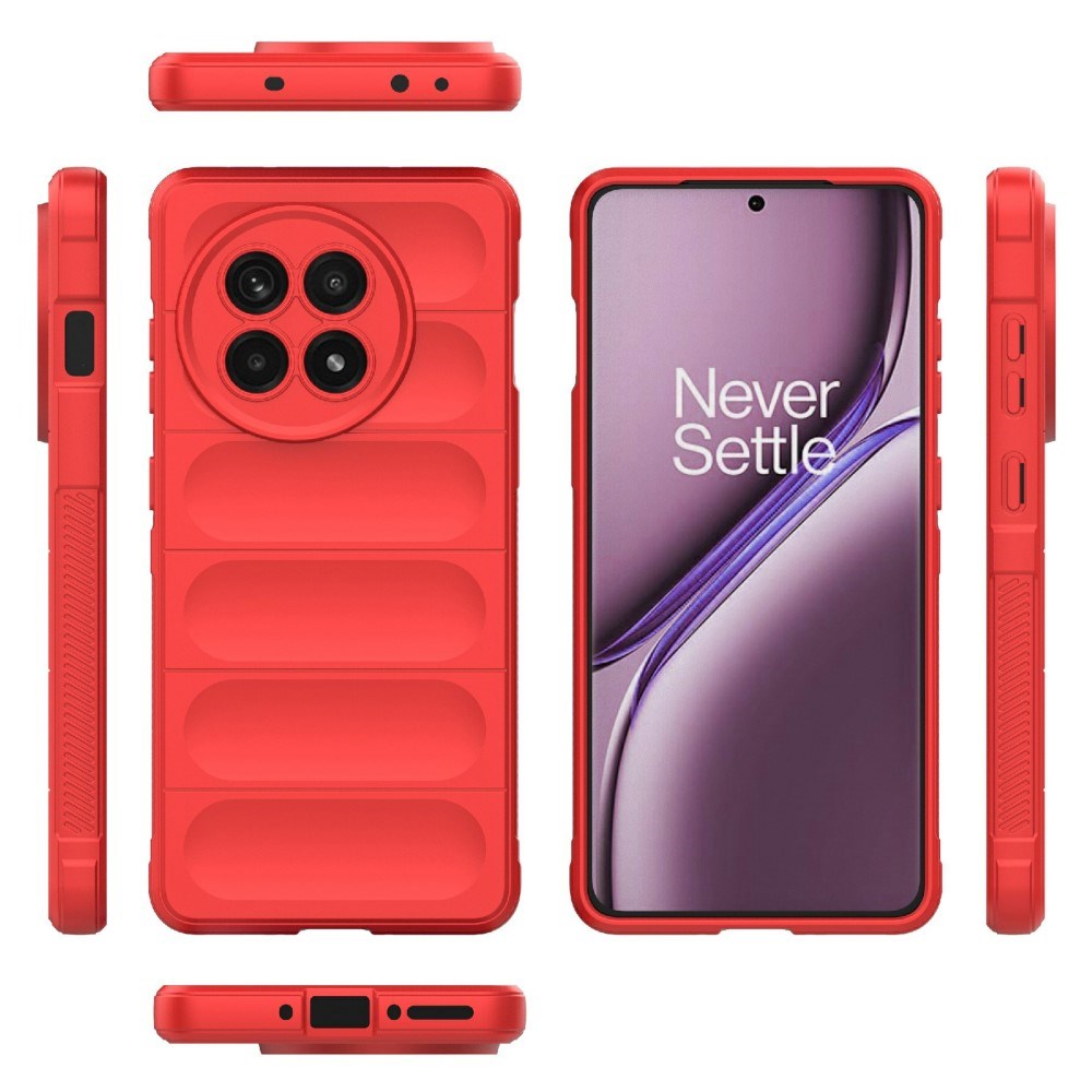 EIDERWOOD OnePlus 13R Fleksibelt Plastik Cover - Rød