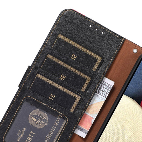 OnePlus 13R Kunstlæder Pungetui med Strop - Sort