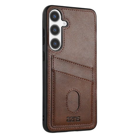 EIDERWOOD Samsung Galaxy A56 (5G) Kunstlæder Bagside Cover m. Kortholder - Mørkebrun