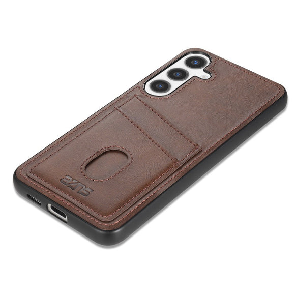 EIDERWOOD Samsung Galaxy A56 (5G) Kunstlæder Bagside Cover m. Kortholder - Mørkebrun