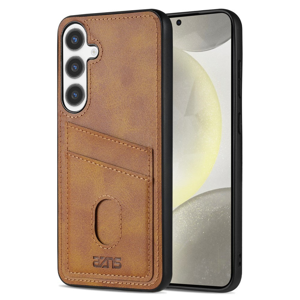 EIDERWOOD Samsung Galaxy A56 (5G) Kunstlæder Bagside Cover m. Kortholder - Brun