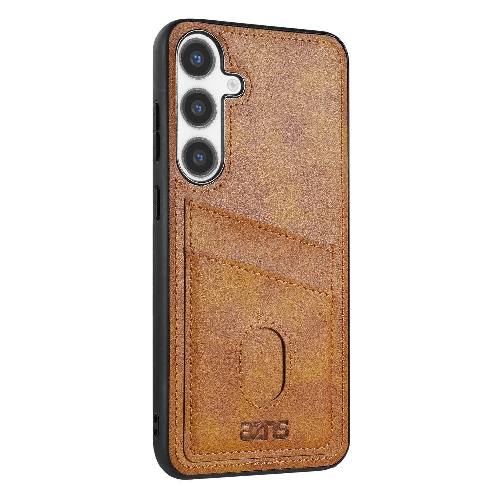 EIDERWOOD Samsung Galaxy A56 (5G) Kunstlæder Bagside Cover m. Kortholder - Brun
