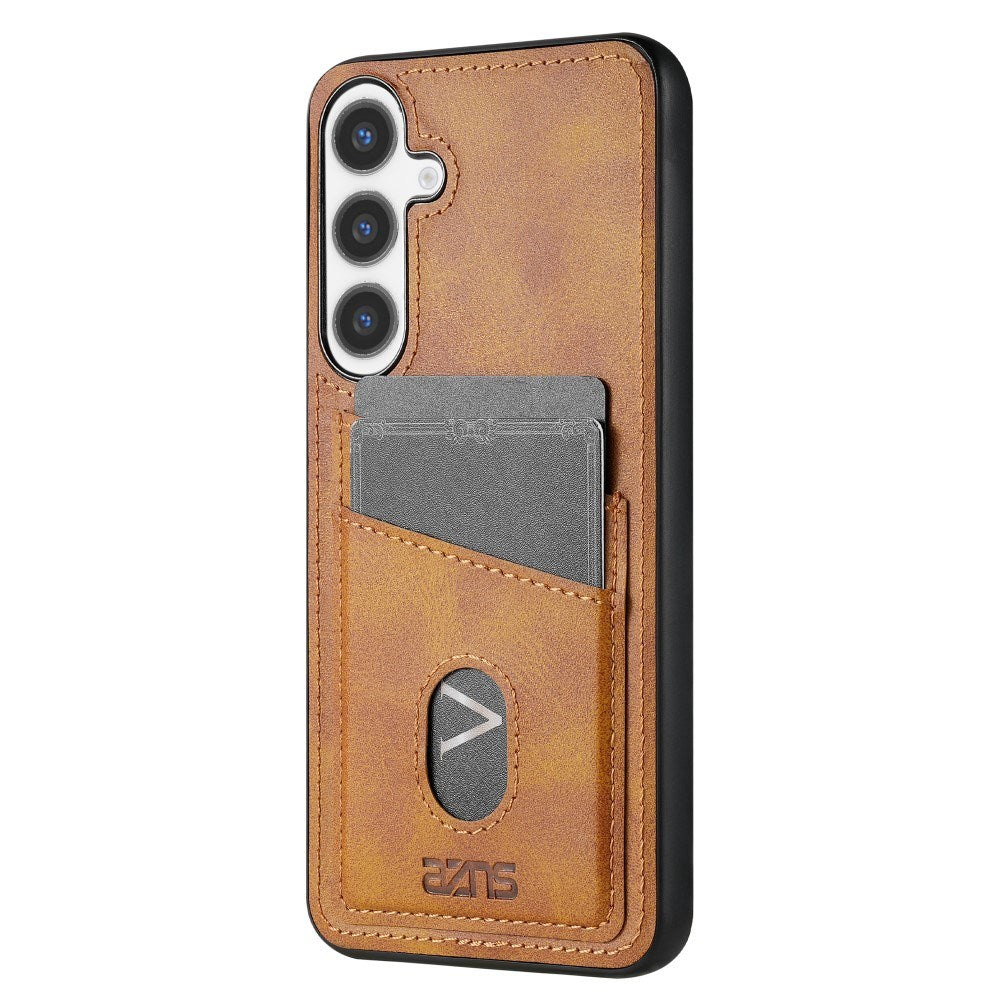 EIDERWOOD Samsung Galaxy A56 (5G) Kunstlæder Bagside Cover m. Kortholder - Brun